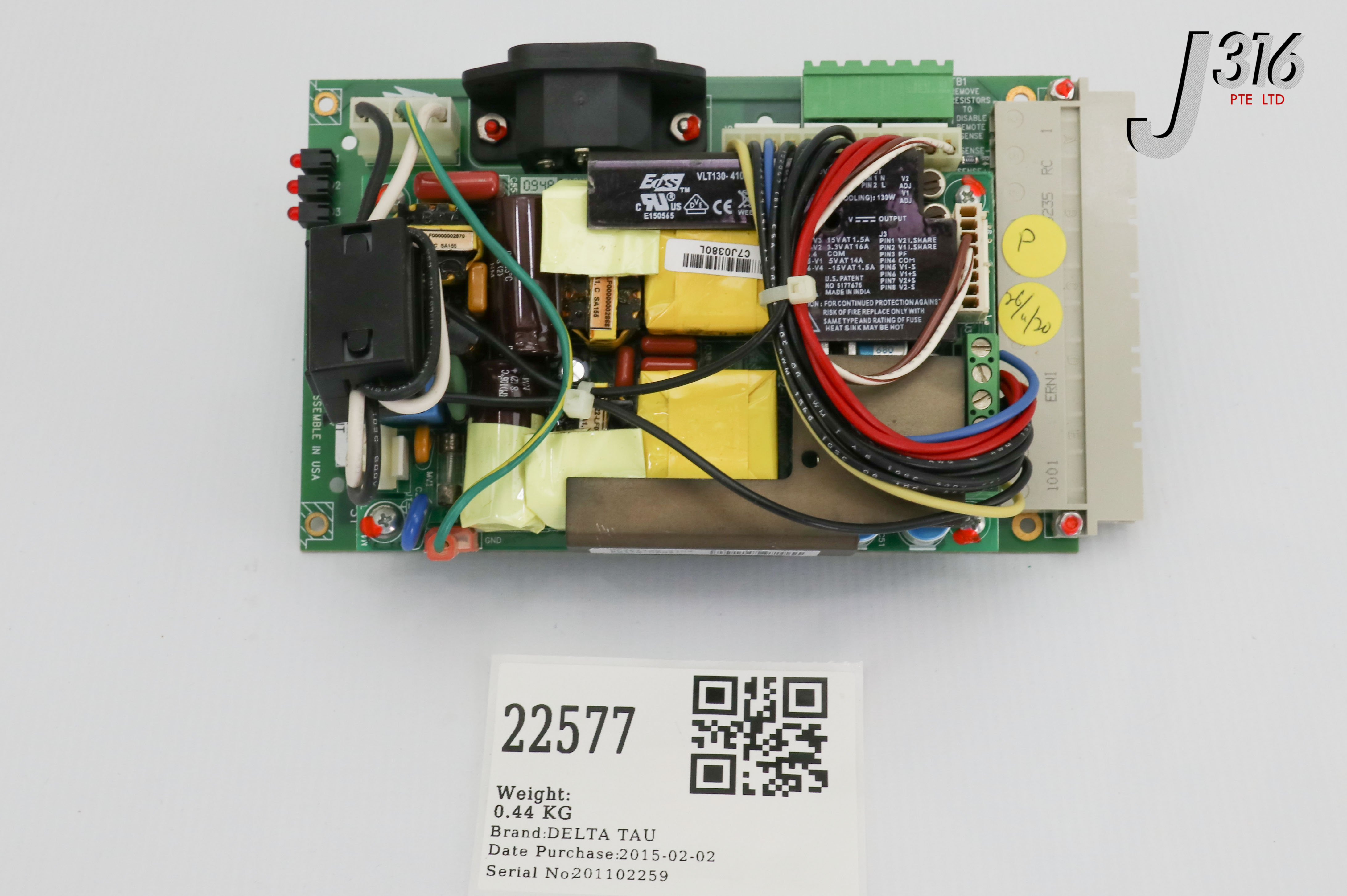 その他 Me 22577 DELTA TAU UMAC AC POWER SUPPLY, 603269-106, LFVLT130-4102